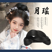头饰垫发包 一体式 古风汉服假发一体式 包抓夹假发髻盘发发饰古装