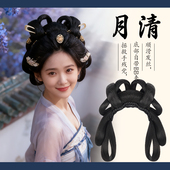 汉服假发古风一体式 发髻盘发造型日常唐风发包垫发 全套头饰女古装