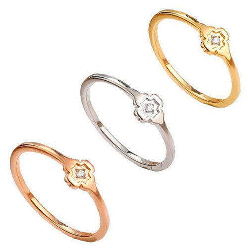 爱心钛钢戒指ring女小众设计