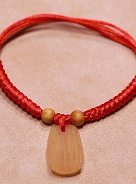 新生婴儿手链宝宝压惊鱼惊骨大红