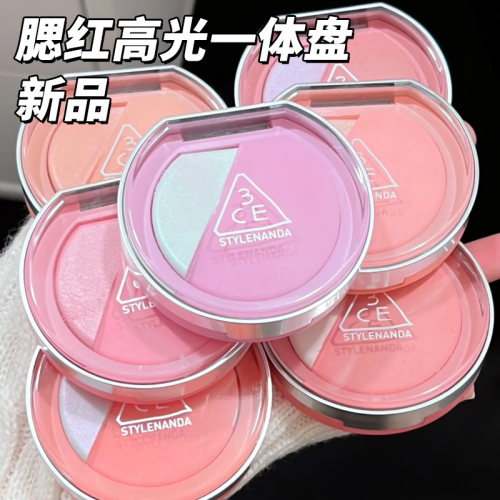 3CE24新品焕妆腮红高光一体盘