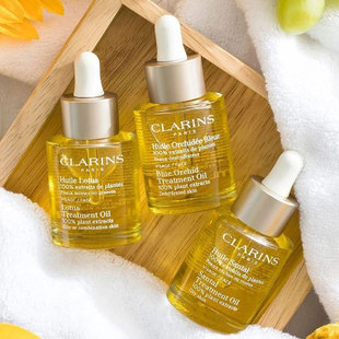 【正品行货】娇韵诗莲花舒颜护理油30ml莲花油面部精油护肤油保湿