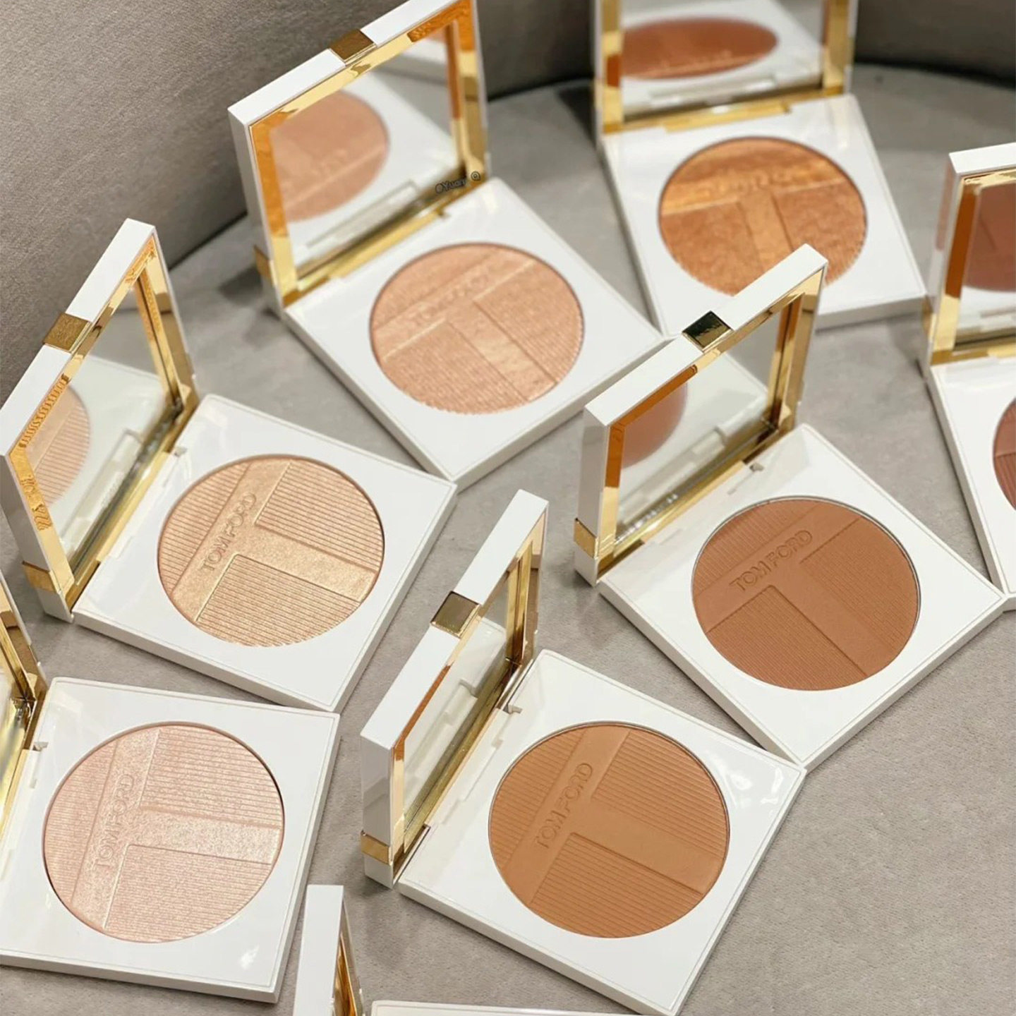 专柜Tom Ford/TF汤姆福特塑颜膏 哑光修容盘 修颜粉提亮限定高光