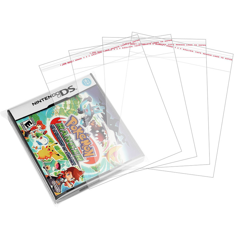 适用于NDS 3DS日版美版卡带保护袋OPP袋防尘套透明塑料套塑料袋