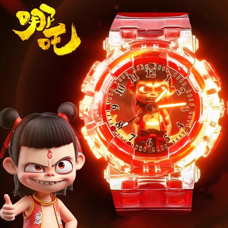 哪咤2敖丙儿童手表玩具发光小电电子玩具