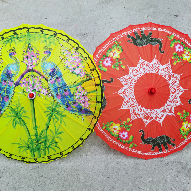 东南亚风泰国蒲甘傣族吊顶工艺伞