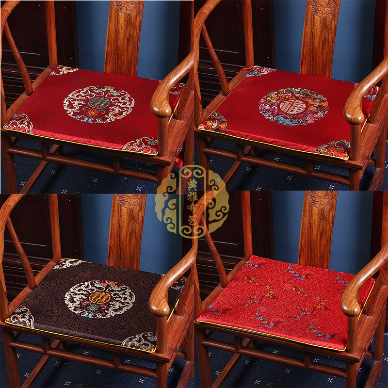 定制红木椅子坐垫中式太师茶桌椅