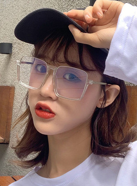 墨镜复古风半框金属ins太阳眼镜