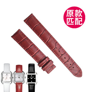 真皮手表带女代用天梭海浪T02表带T097港湾表带1853手表带女14mm