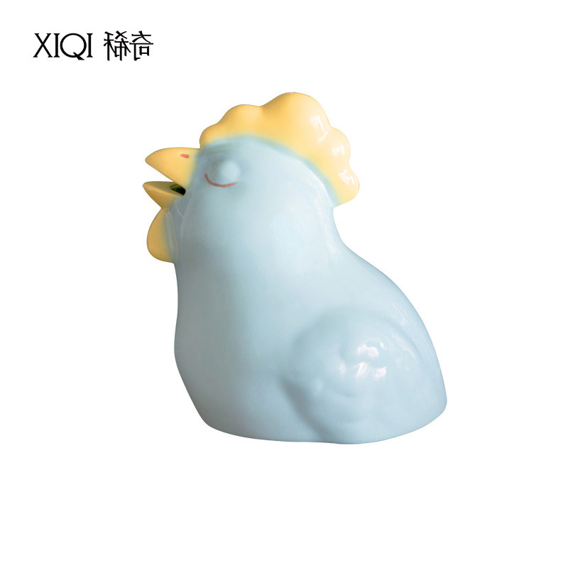 稀奇艺术陶瓷摆件向京作品《梦幸福-鸡》存钱罐配礼物包装