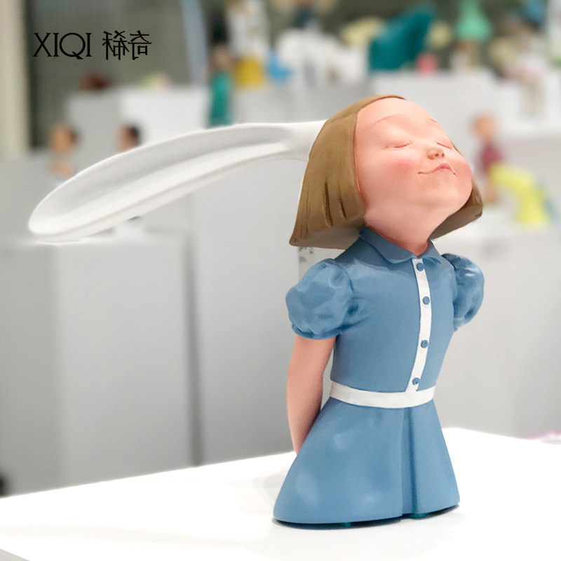 稀奇艺术限量版雕塑摆件向京作品《我看到了幸福》搭配礼物包装盒