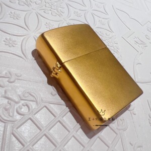 足金999传承古法金哑光定制版金手把件黄金打火机外壳生日礼物男