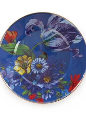 原装进口Mackenzie-Childs 西餐盤平底盤 盤子