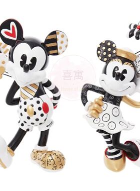 Disney Britto 迪士尼布里託 Mickey米奇 Minnie米妮擺件 礼物