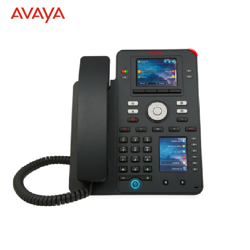 Avaya J159 (亚美亚)3PCC/SIP协议/双屏/彩屏IP电话/桌面IP电话