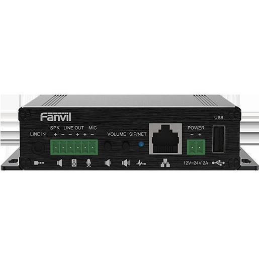 Fanvil方位 PA3对讲广播网关 SIP外接音响扩音器播放 DIY应用方案