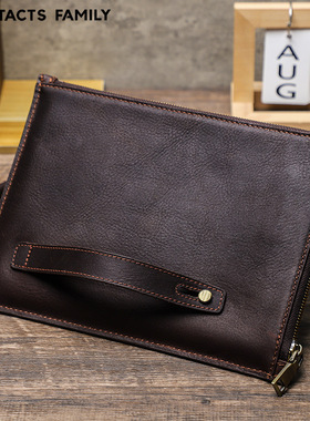 适用于苹果ipadpro11寸平板电脑保护套真皮牛皮质带笔槽复古便携