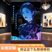 生日定制礼物纯手工送女友父母送孩子琉璃画女朋友闺蜜520情人节