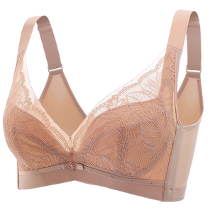 【商场专柜同款】文胸夏季薄款大胸显小聚拢性感大罩杯法式内衣女