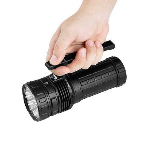 雷明兔 马赫 Mach4.0 黑/绿户外登山超长续航强光手电筒