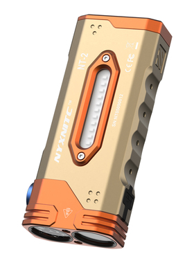 NYXNITC NT-2 橙色/军灰 4600流明防水RGB破窗磁吸手电筒