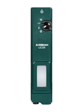 ACEBEAM UC25 黛青/黑/橙色 高亮多光源扁平EDC手电 露营照明