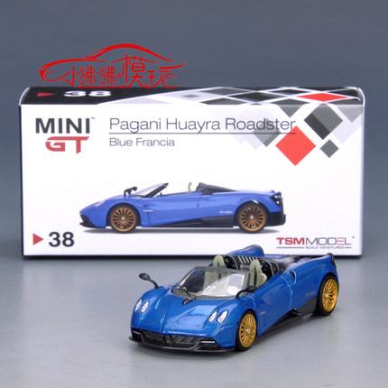 现货TSM-MINI GT 1:64帕加尼 花雅Huayra Roadster敞篷 汽车模型