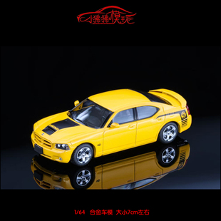 现货Rollin 1:64道奇 战马Charger 08 R/T超级蜂配色合金汽车模型
