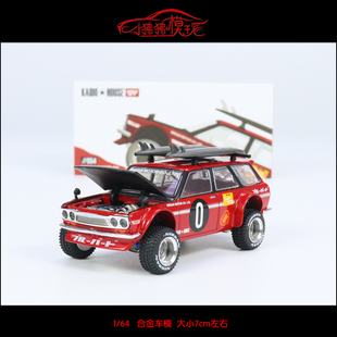 MINI GT 1:64 Datsun达特桑KAIDO 510 WAGON Safari旅行车模型4x4