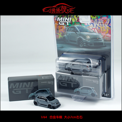 MINIGT菲亚特LBABARTH阿巴斯595