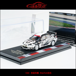 TW Tarmac Works 1:64三菱EVO VI 6代Super Taikyu 11#赛车模型