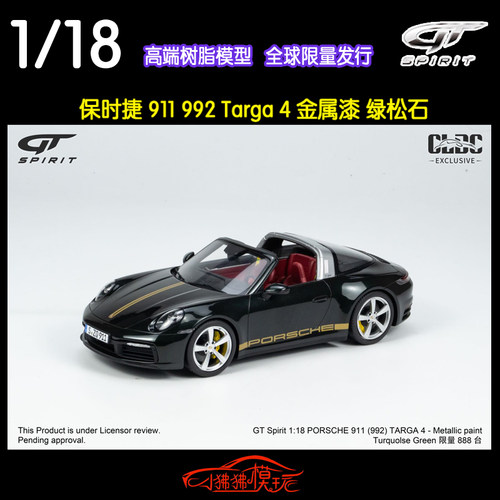 GTSpirit保时捷TARGA汽车模型