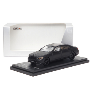AR box似真1:64奔驰S600哑黑色Maybach迈巴赫S680汽车模型S-Class