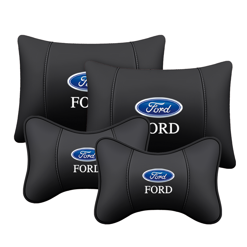 皮革汽车头枕靠垫护颈枕