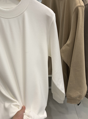 自发热 双面德绒打底衫 odm公司货 半高领纯色保暖长袖T恤 打底衫