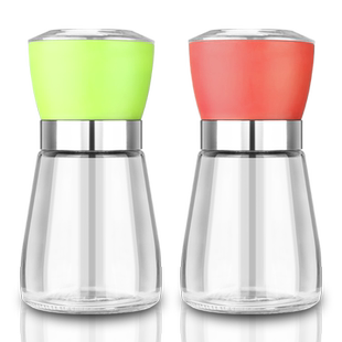 不锈钢现磨胡椒研磨器黑胡椒磨碎花椒粉碾磨手动研磨