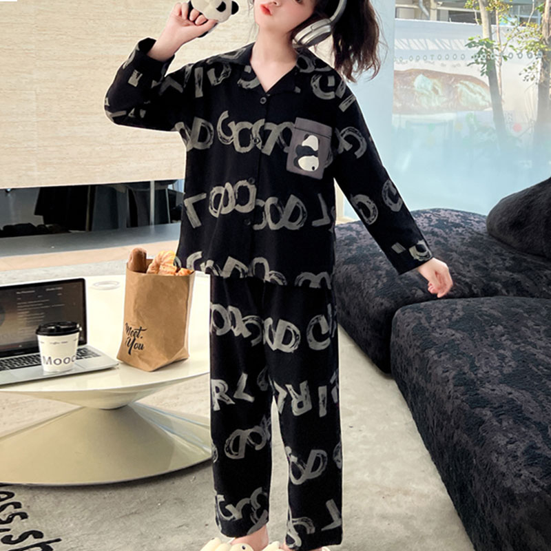 女纯棉150小个子睡衣春秋新款