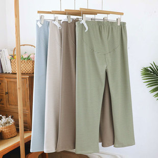 德绒孕妇裤子小个子女秋冬产妇孕期睡裤可调节月子裤150cm矮个子