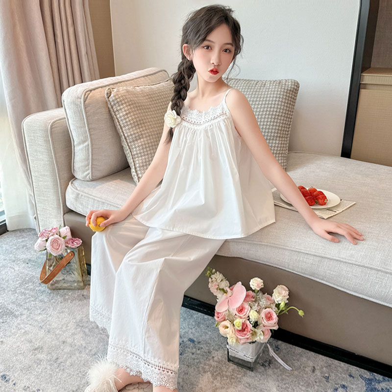 150小个子夏季吊带睡衣两件套