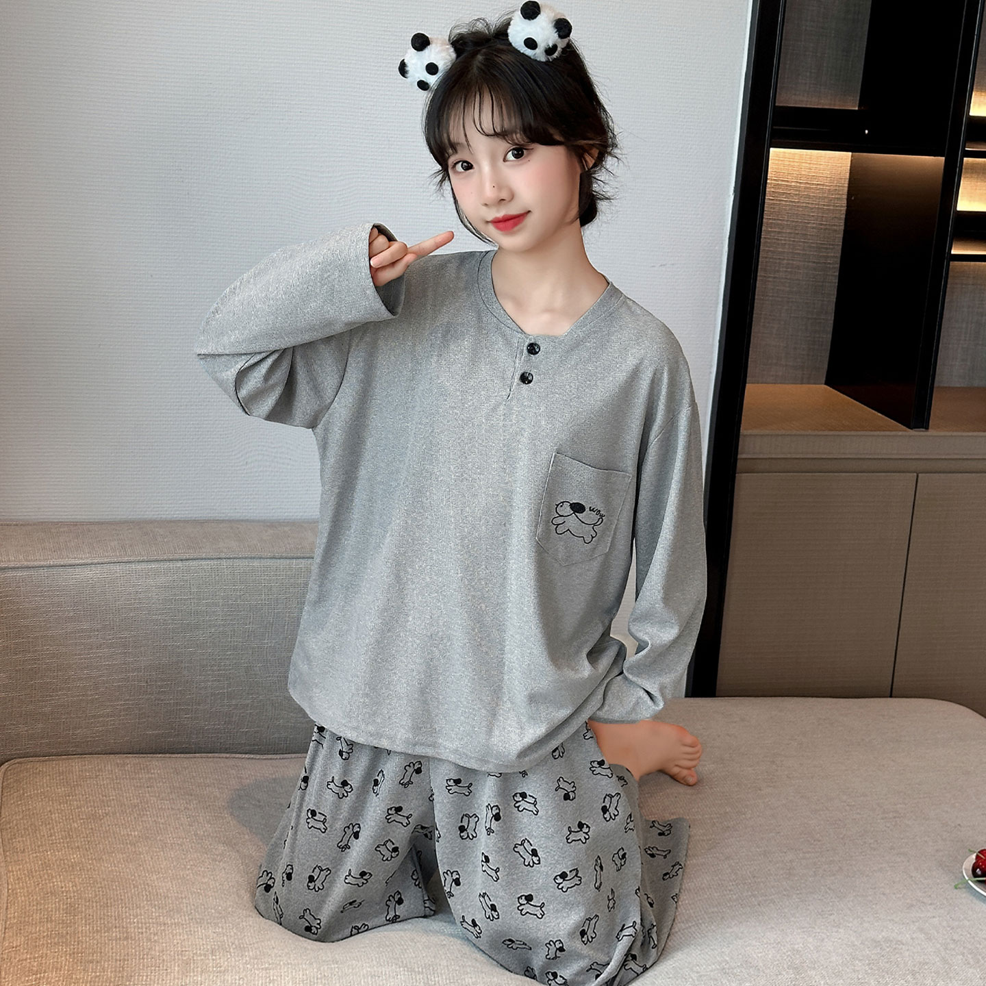 145150小个子秋季休闲家居服