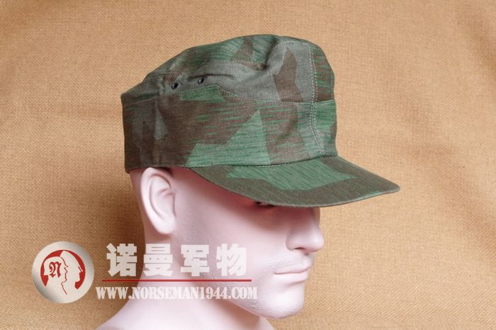 WH裂片迷彩M43作战帽山地帽便帽 诺曼军物