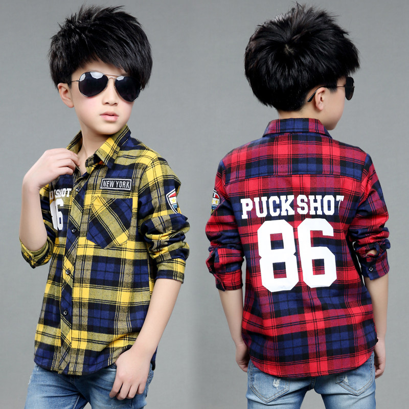 Chemise garcon à manche longue - Ref 2074888 Image 1