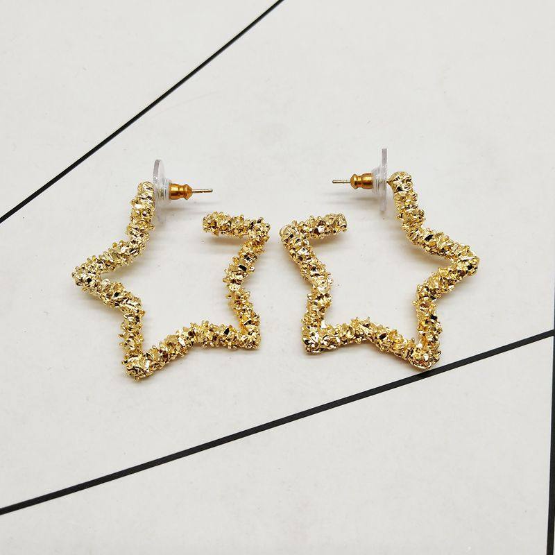 H72夸张质感时尚潮流气质名媛街拍几何创意金属耳钉女S925银针,饰品/流行首饰/时尚饰品新,耳环,淘宝优惠券,粉丝福利购,淘宝优惠卷