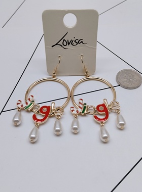 K262夸张质感时尚潮流气质名媛街拍几何彩色滴釉创意金属耳钉女