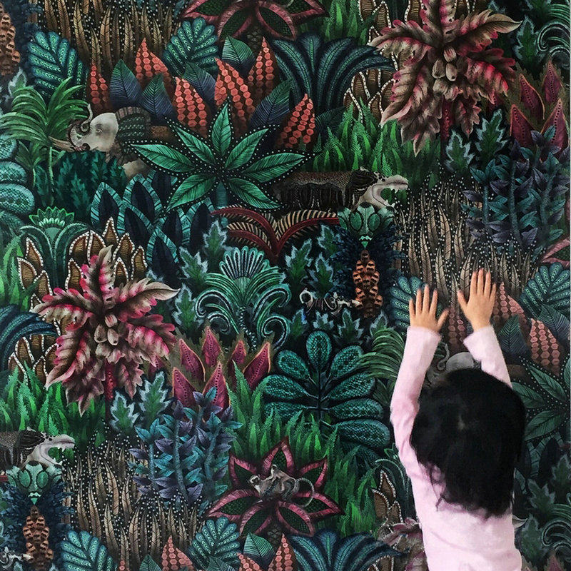 英国原装进口墙纸109/7034/7035 Cole&Son壁纸热带动物植物科恩森
