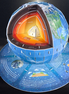 地球内部结构模型手工diy火山地理教学地貌核心制作材料中小学生