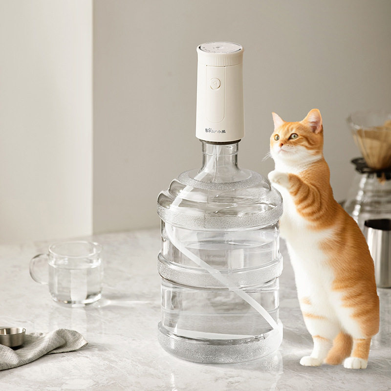 小熊桶装水YSJ-F06Q1抽水器电动吸水器自动上水器纯净水抽水泵压