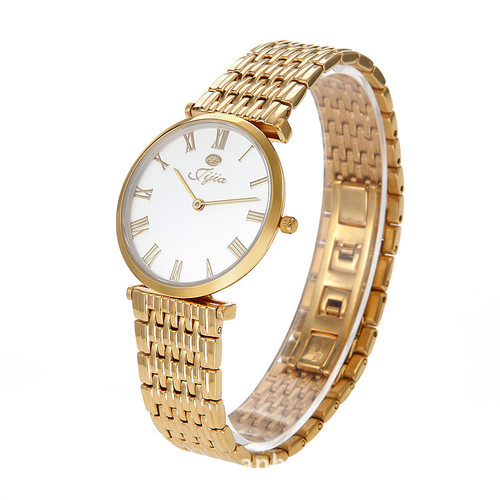 不锈钢超薄高档情侣手表