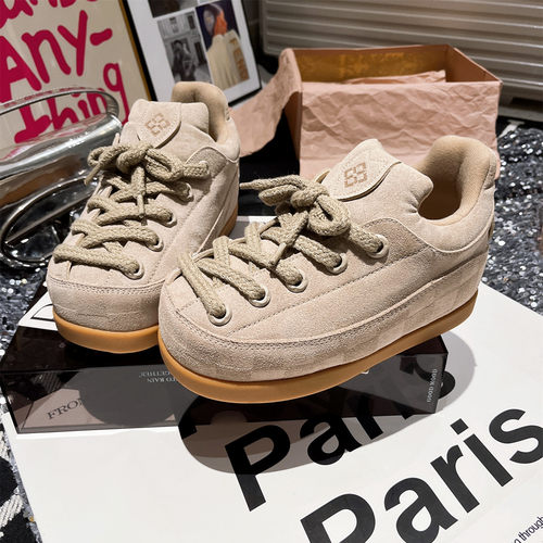 厚底松糕加绒勃肯鞋雪地棉女鞋