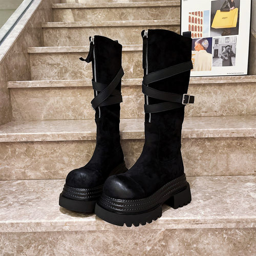 小个子时装靴马丁机车靴女鞋